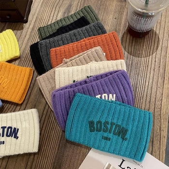 Pletene trake za glavu s upijanjem znoja i zaštitom čela, ženska verzija, topla (Brand: Bu xi yun; Type: Hairbands; Season: Winter 2023; Category: Headgear)