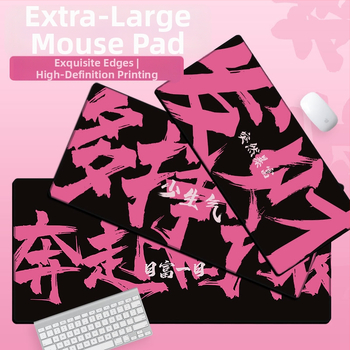 Nagy egérpad természetes gumi anyagból, csúszásmentes felület, hőtranszfer nyomtatás, logó nyomtatva