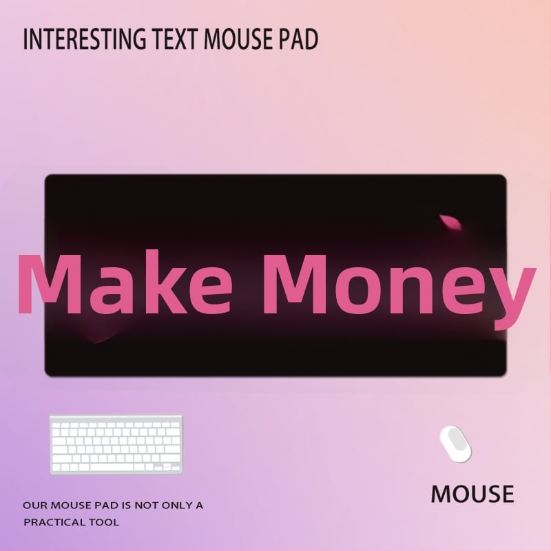 Nagy egérpad természetes gumi anyagból, csúszásmentes felület, hőtranszfer nyomtatás, logó nyomtatva