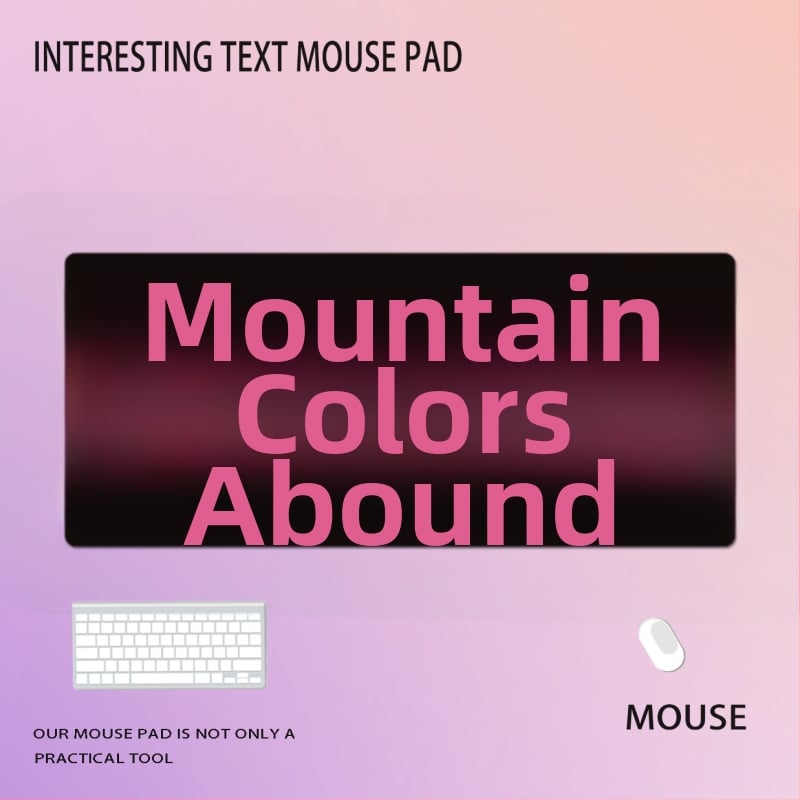 Nagy egérpad természetes gumi anyagból, csúszásmentes felület, hőtranszfer nyomtatás, logó nyomtatva