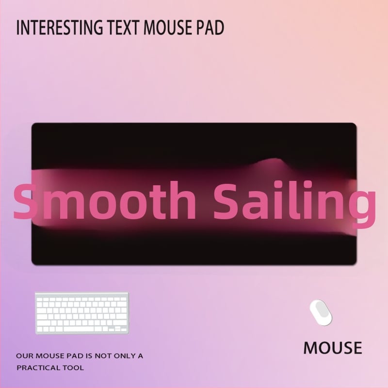 Nagy egérpad természetes gumi anyagból, csúszásmentes felület, hőtranszfer nyomtatás, logó nyomtatva