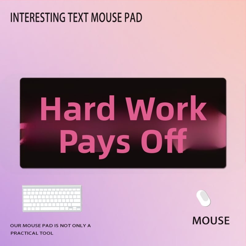 Nagy egérpad természetes gumi anyagból, csúszásmentes felület, hőtranszfer nyomtatás, logó nyomtatva