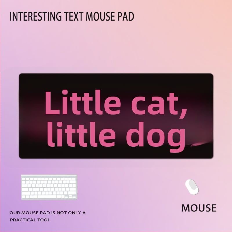 Nagy egérpad természetes gumi anyagból, csúszásmentes felület, hőtranszfer nyomtatás, logó nyomtatva