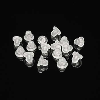 Nagy háromszögű fülcsipesz alátét, fájdalomcsillapító párna, műanyag, ékszerkiegészítők, 2021 tél