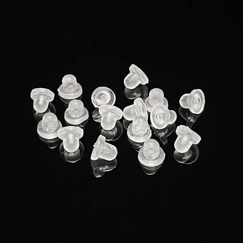 Nagy háromszögű fülcsipesz alátét, fájdalomcsillapító párna, műanyag, ékszerkiegészítők, 2021 tél