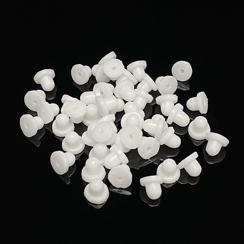 Nagy háromszögű fülcsipesz alátét, fájdalomcsillapító párna, műanyag, ékszerkiegészítők, 2021 tél