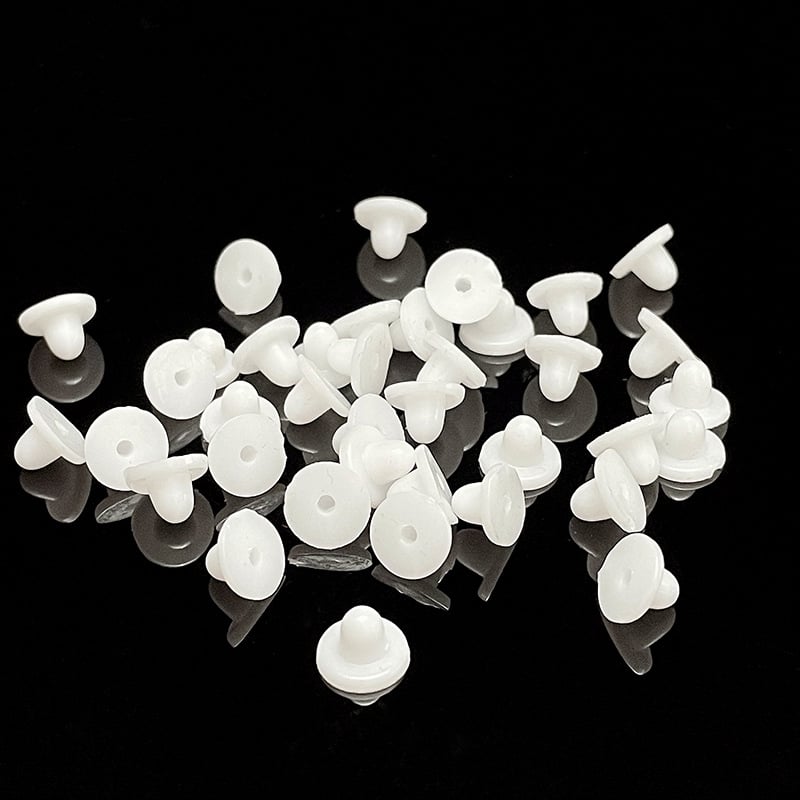 Nagy háromszögű fülcsipesz alátét, fájdalomcsillapító párna, műanyag, ékszerkiegészítők, 2021 tél