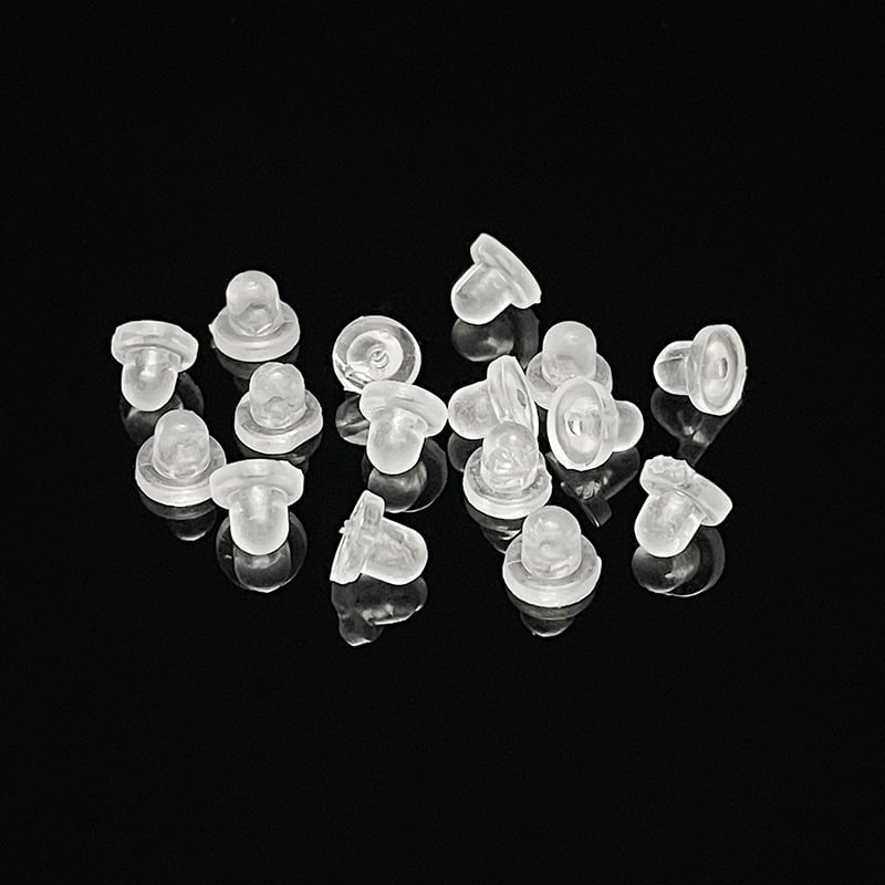 Nagy háromszögű fülcsipesz alátét, fájdalomcsillapító párna, műanyag, ékszerkiegészítők, 2021 tél