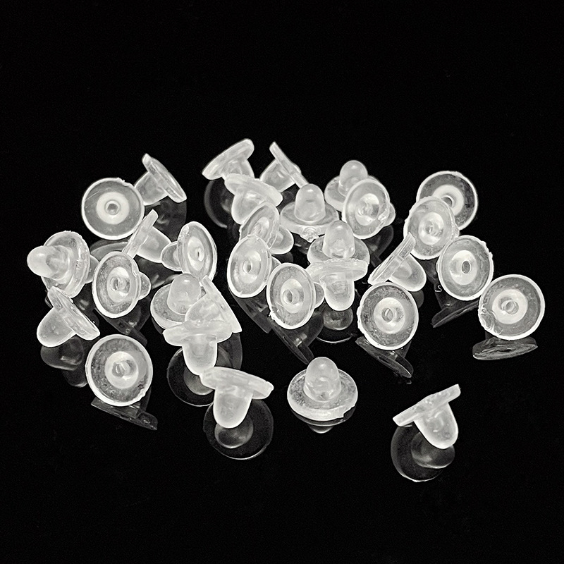 Nagy háromszögű fülcsipesz alátét, fájdalomcsillapító párna, műanyag, ékszerkiegészítők, 2021 tél