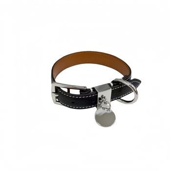 Mājdzīvnieku kaklasaite (sunim un kaķim) – āda, ādas tekstūra, INS stils, universāla lietošana