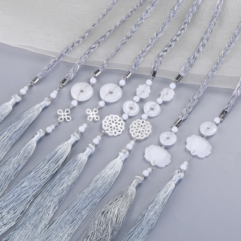 Unisex kaiš s resicama i jade privjeskom, drevni stil, Miyagi varijanta, zimsko izdanje 2023, individualno pakiranje