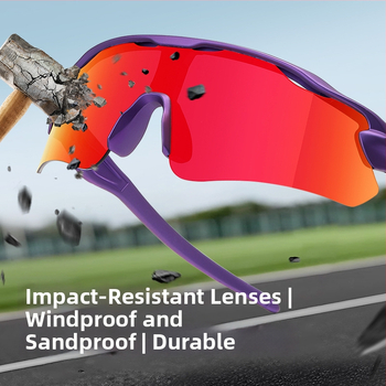 Gigula 9356 Dviračių vėjo atsparūs akiniai su keičiamaisiais lęšiais, universalūs suaugusiems