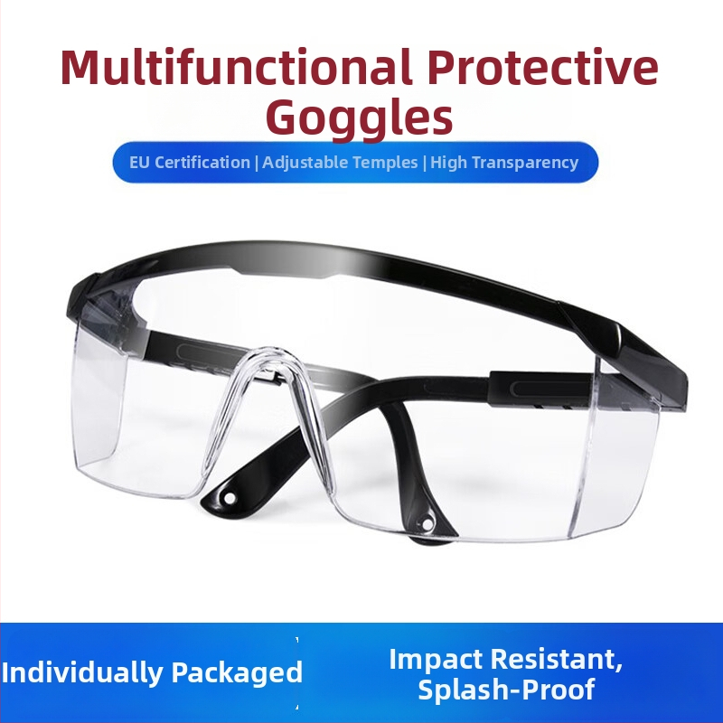 Ochelari de protecție Shield SG-60002, policarbonat, anti-picuri, protecție împotriva prafului