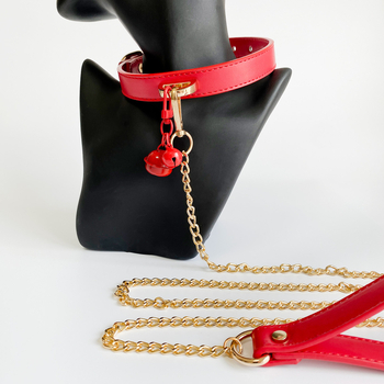 Ovratnik od legure s retro stilom, bočna lanac i metalni privjesak — Model PJ0540 — Unisex