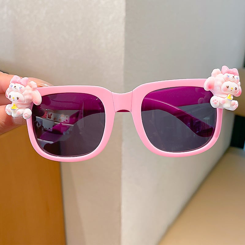 Dječje sunčane naočale UV400 - Cjelom okvir, leće od smole, PC okvir, ovalni oblik