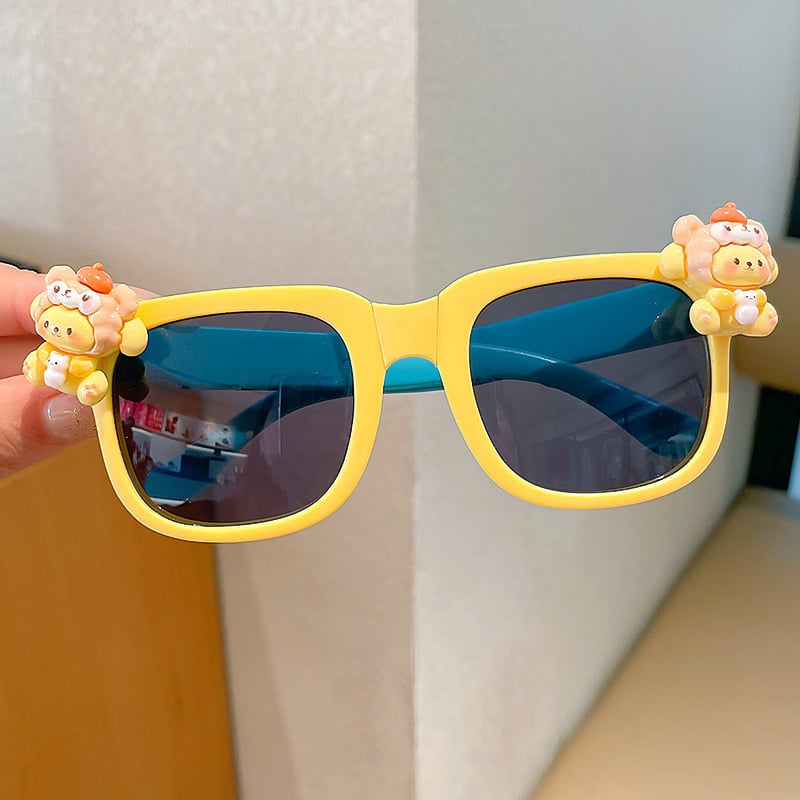 Dječje sunčane naočale UV400 - Cjelom okvir, leće od smole, PC okvir, ovalni oblik