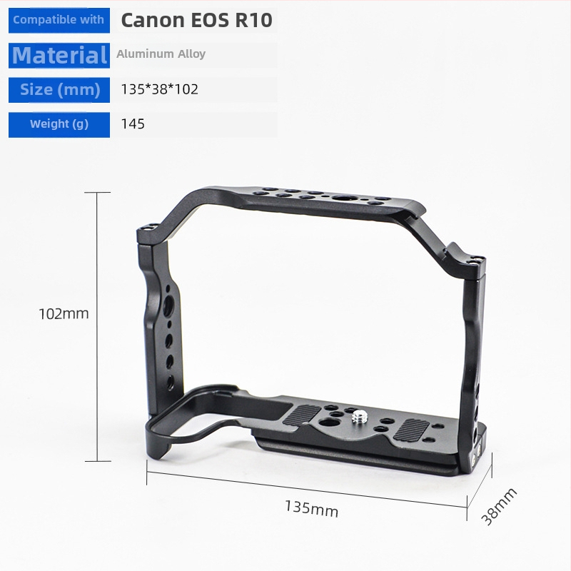 Kameras rāmis no alumīnija sakausējuma DSLR/Mirrorless ar ātrās atbrīvošanas plāksni, maksimālais slodze 5 kg (Eagle Scene)