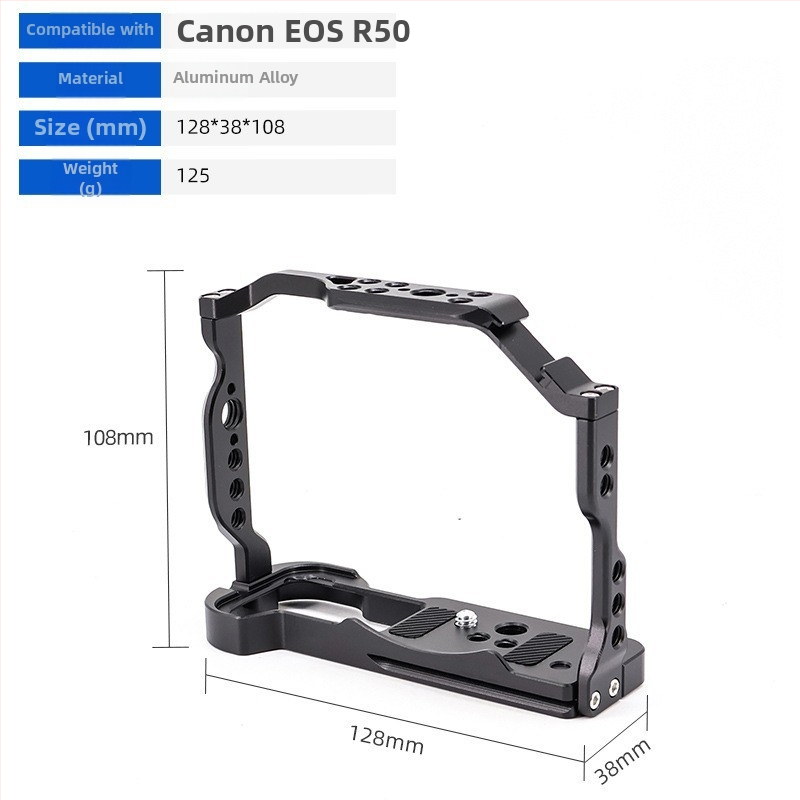 Kameras rāmis no alumīnija sakausējuma DSLR/Mirrorless ar ātrās atbrīvošanas plāksni, maksimālais slodze 5 kg (Eagle Scene)