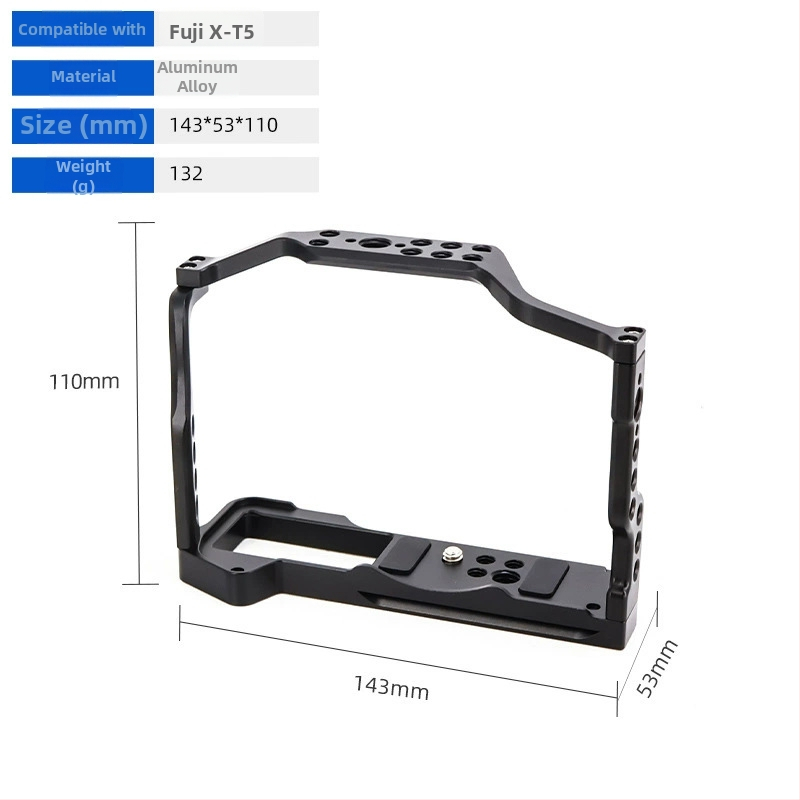 Kameras rāmis no alumīnija sakausējuma DSLR/Mirrorless ar ātrās atbrīvošanas plāksni, maksimālais slodze 5 kg (Eagle Scene)
