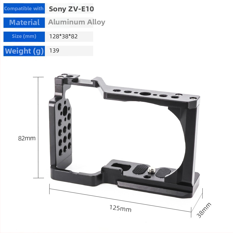 Kameras rāmis no alumīnija sakausējuma DSLR/Mirrorless ar ātrās atbrīvošanas plāksni, maksimālais slodze 5 kg (Eagle Scene)
