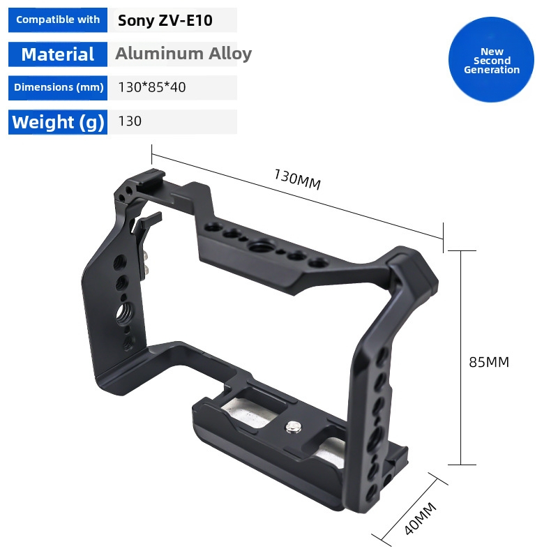 Kameras rāmis no alumīnija sakausējuma DSLR/Mirrorless ar ātrās atbrīvošanas plāksni, maksimālais slodze 5 kg (Eagle Scene)