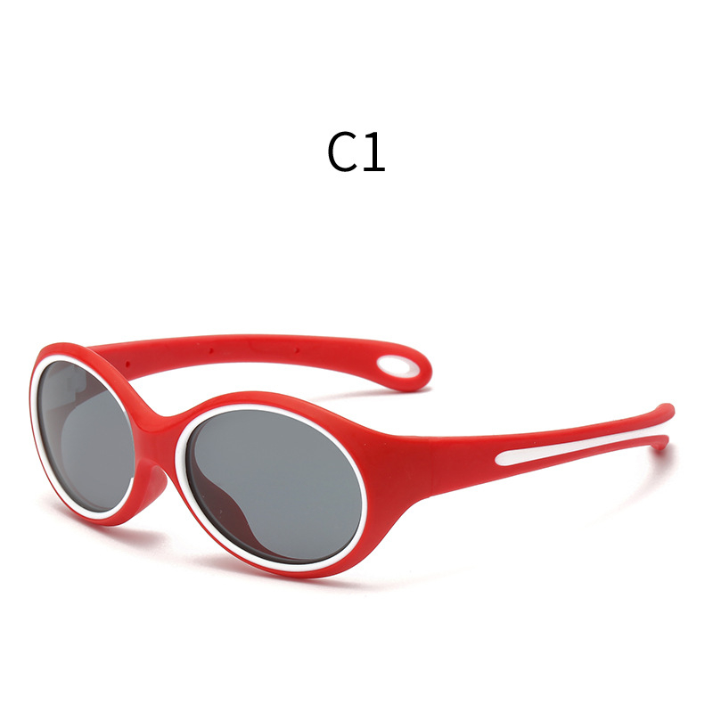 Dječje polarizirane sunčane naočale – TAC polarizirane leće, UV400 zaštita, okvir od najlonskog elastomera, TR90 materijal, model 82007