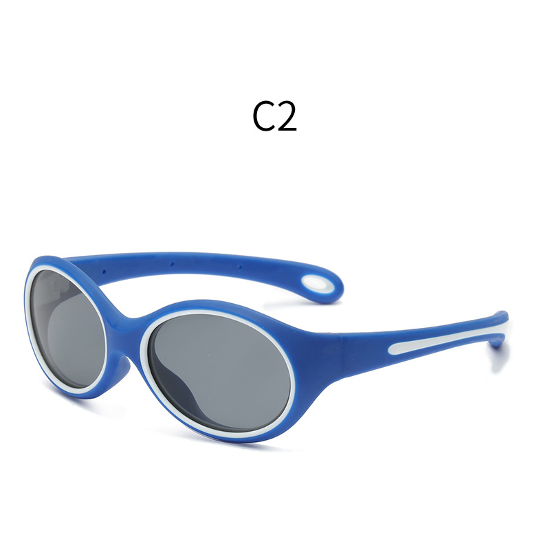 Dječje polarizirane sunčane naočale – TAC polarizirane leće, UV400 zaštita, okvir od najlonskog elastomera, TR90 materijal, model 82007