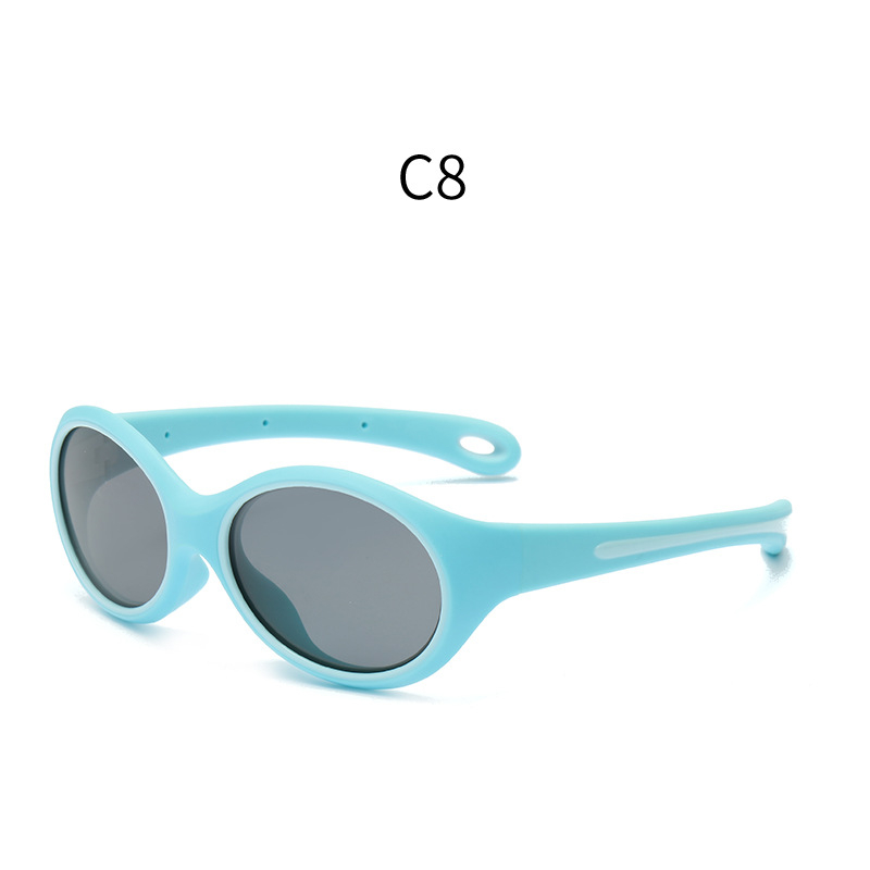 Dječje polarizirane sunčane naočale – TAC polarizirane leće, UV400 zaštita, okvir od najlonskog elastomera, TR90 materijal, model 82007