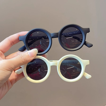 Dječje sunčane naočale za bebe s kružnim okvirom, polarizirane UV400, TAC leće, okvir od TPEE