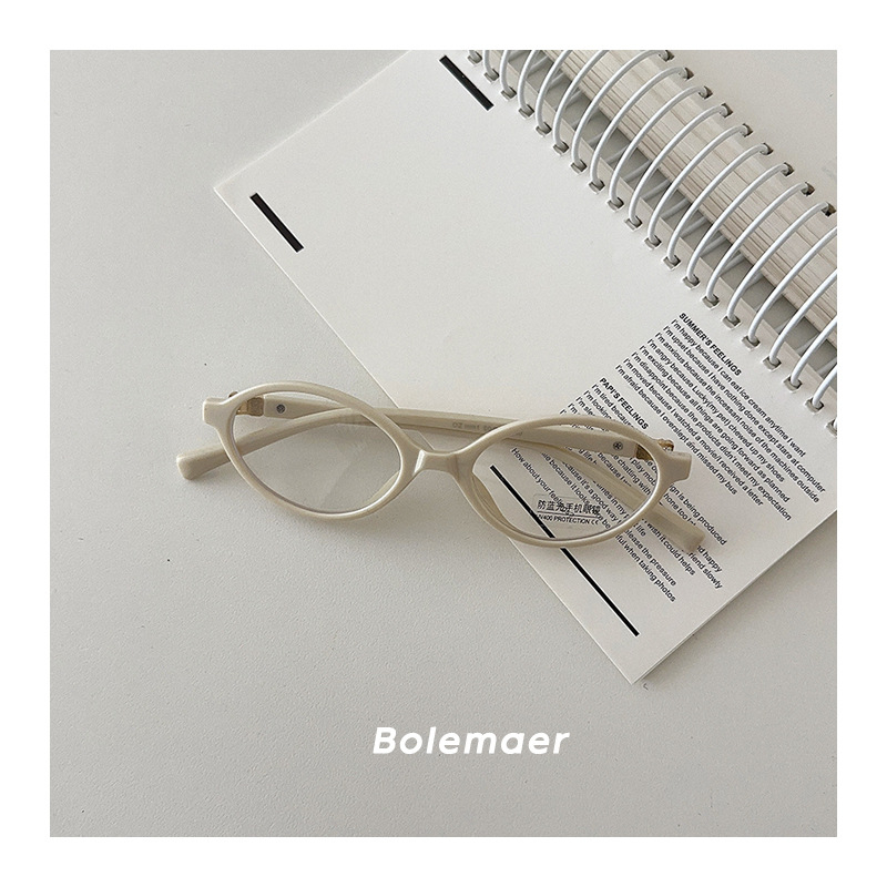 Dječje sunčane naočale, korejski retro stil, ovalni mali okvir, plastični okvir, nepolarizirane, ogledalno zaštita klase 2