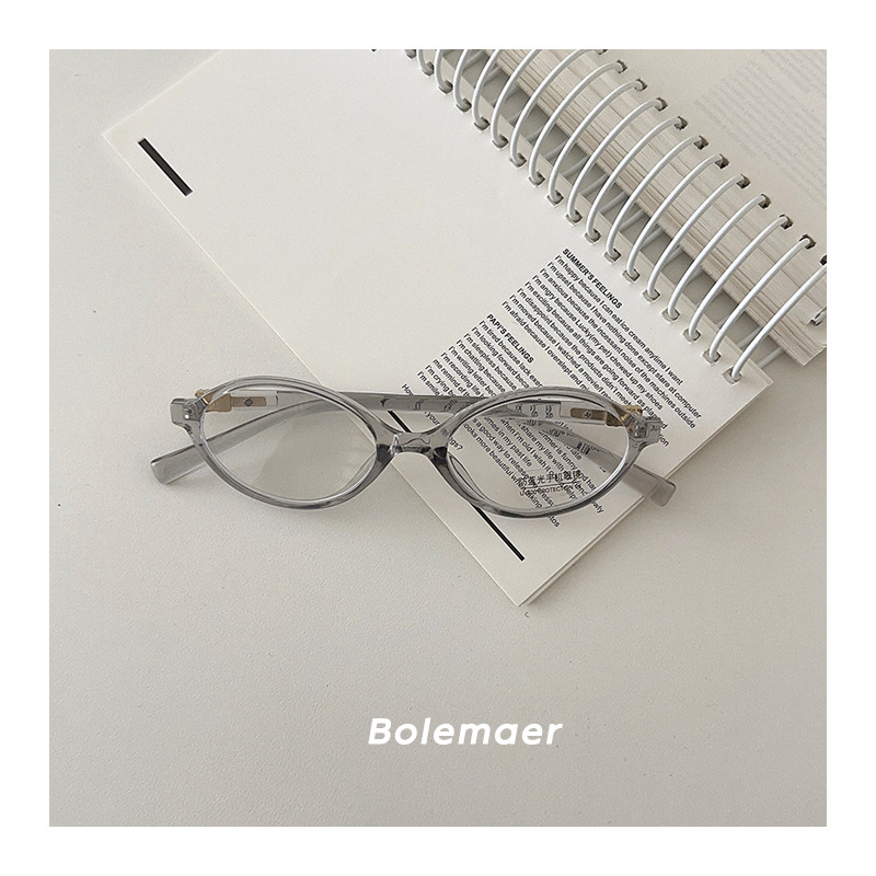 Dječje sunčane naočale, korejski retro stil, ovalni mali okvir, plastični okvir, nepolarizirane, ogledalno zaštita klase 2