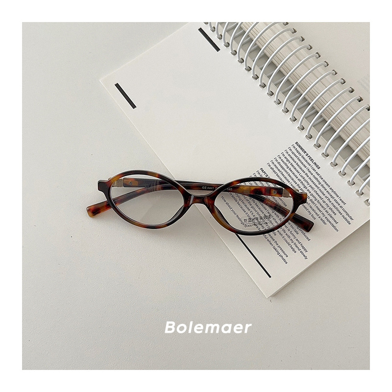 Dječje sunčane naočale, korejski retro stil, ovalni mali okvir, plastični okvir, nepolarizirane, ogledalno zaštita klase 2