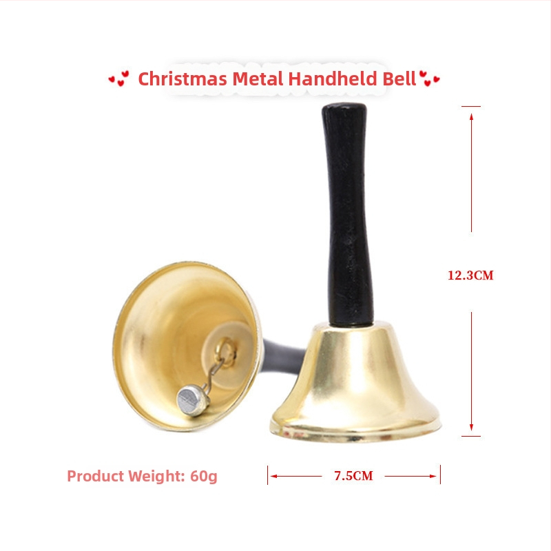 Αξεσουάρ κοστουμιού Άγιου Βασίλη: σετ γενειάδας και περούκας, κουδουνάκι χειρός, τσάντα μήλου για δώρα, τσάντα γλυκισμάτων