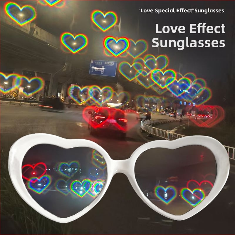 Forest Fox saulesbrilles ar sirds gaismas efektu, pilns rāmis, universālas, PC materiāls, 2025 Ziemas sezona