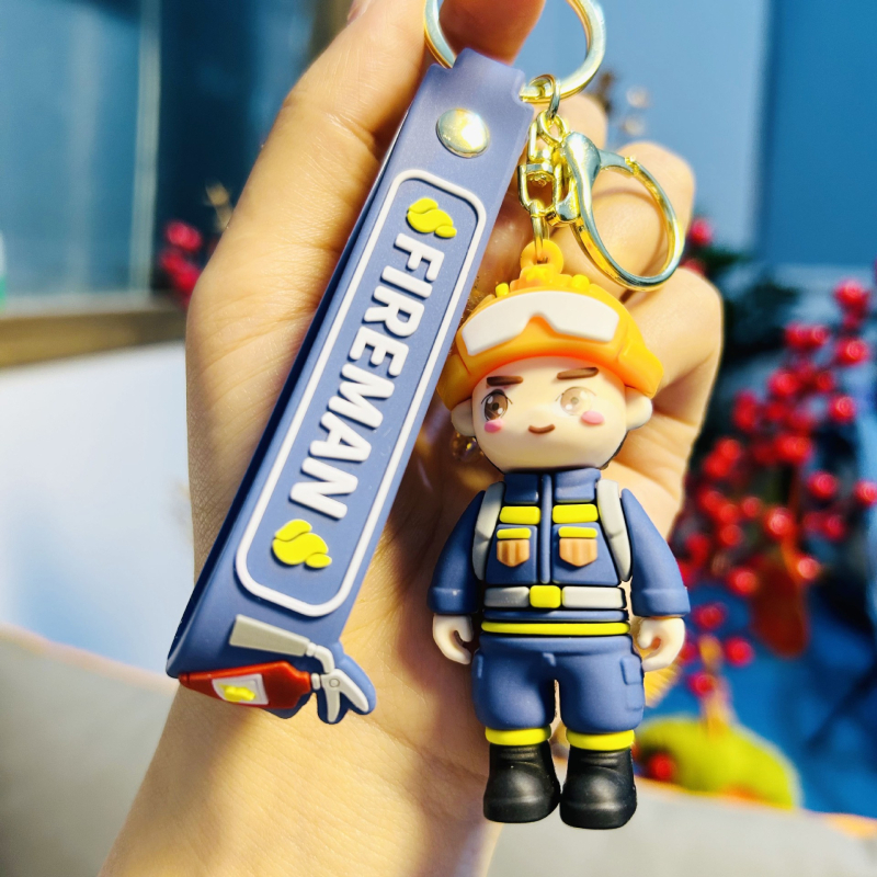 Μπρελόκ – Καρτούν Strawberry Bear, Σιλικόνη, Δώρο για Επιχειρήσεις