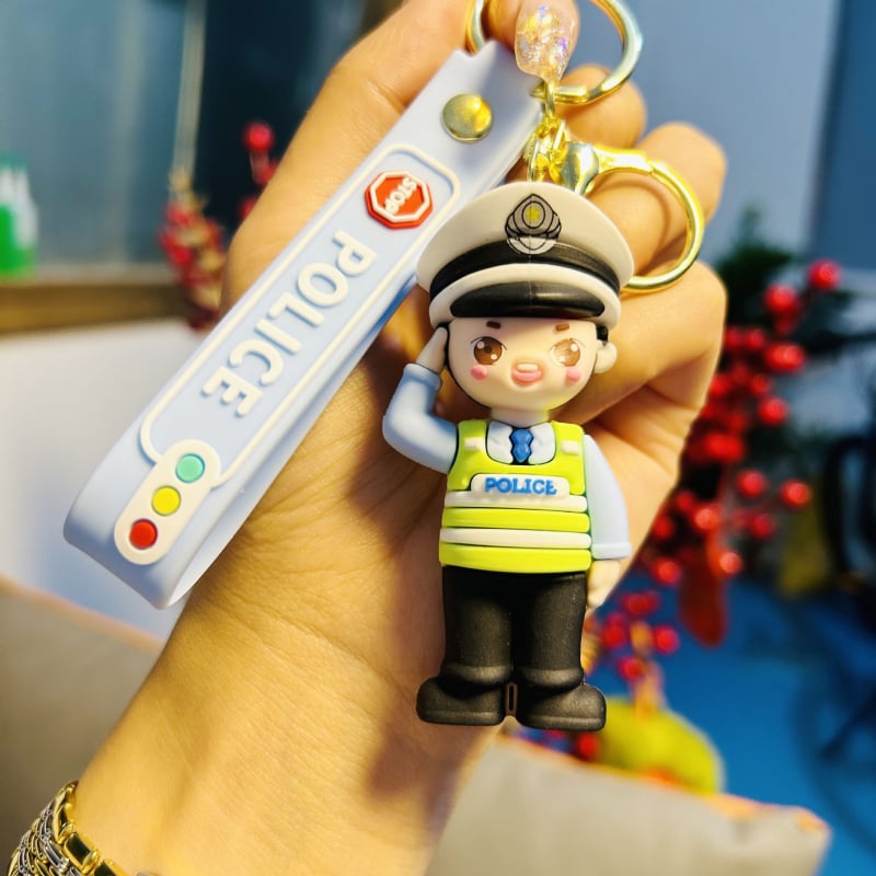 Μπρελόκ – Καρτούν Strawberry Bear, Σιλικόνη, Δώρο για Επιχειρήσεις