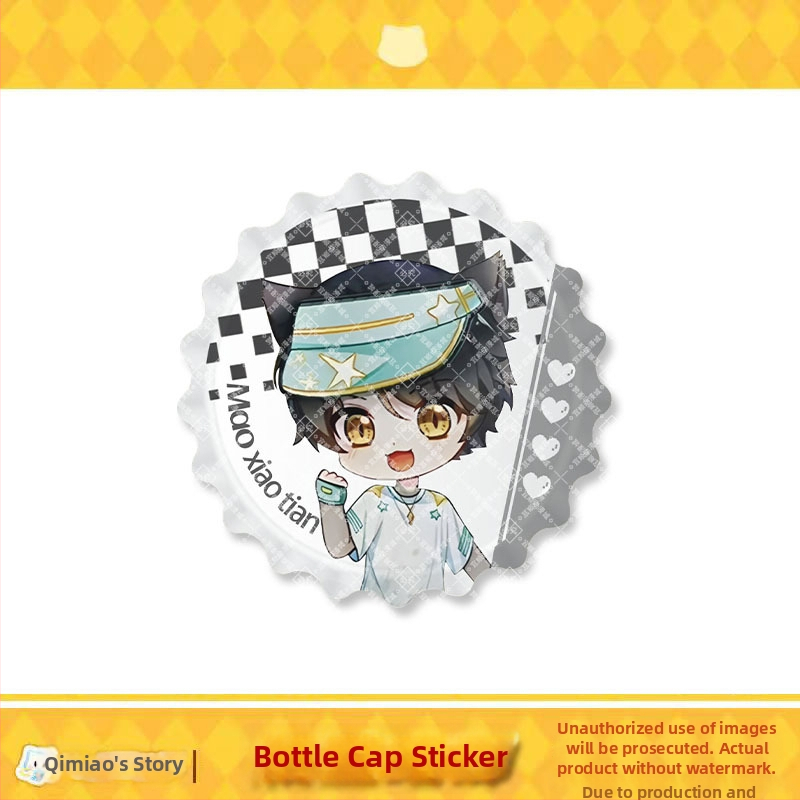 Σήμα γάτας σμάλτο – Mirror Series της Qimaojun: μοτίβα Xiaojiu, Xiaotian, Wushuang, Skylark, Bat; Μικτά υλικά; Συσκευασία PP σακούλα; Anime merchandise