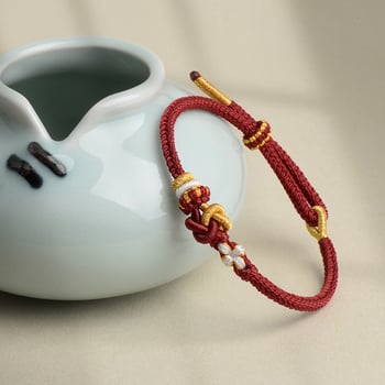DIY pleteni narukvica od užeta, ručno pletena, narodni stil, unisex, proljeće 2024