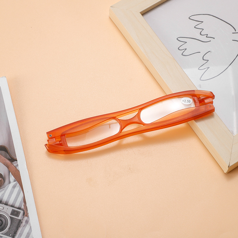 Naočale za čitanje s 360° rotacijom, sklopive, HD leće, puni okvir od PC-a, unisex, pogodne za mala lica