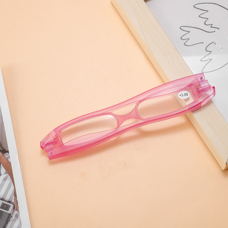 Naočale za čitanje s 360° rotacijom, sklopive, HD leće, puni okvir od PC-a, unisex, pogodne za mala lica