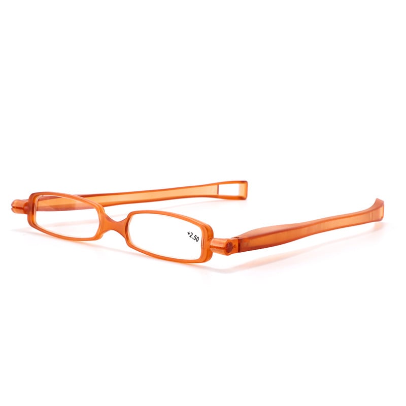 Naočale za čitanje s 360° rotacijom, sklopive, HD leće, puni okvir od PC-a, unisex, pogodne za mala lica