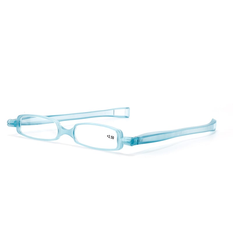 Naočale za čitanje s 360° rotacijom, sklopive, HD leće, puni okvir od PC-a, unisex, pogodne za mala lica