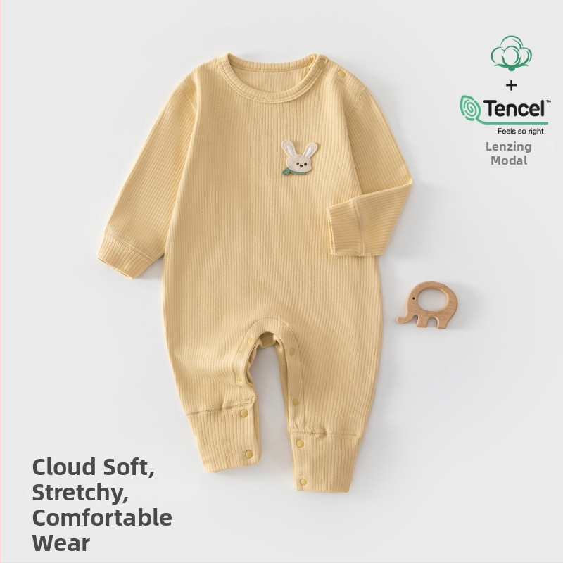 Baba overál – 100% pamut, újszülött, uniszex, hosszú ujjú, elöl gombos zárás, egész éves viseletre