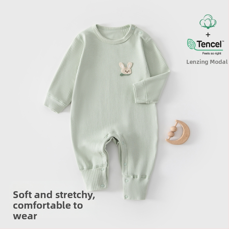 Baba overál – 100% pamut, újszülött, uniszex, hosszú ujjú, elöl gombos zárás, egész éves viseletre