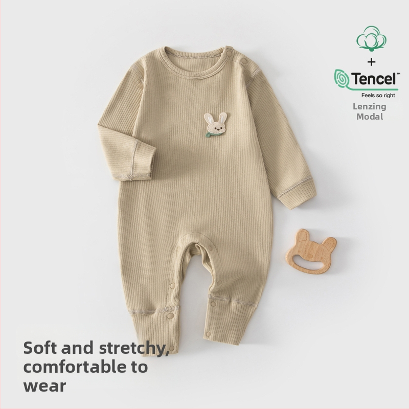 Baba overál – 100% pamut, újszülött, uniszex, hosszú ujjú, elöl gombos zárás, egész éves viseletre