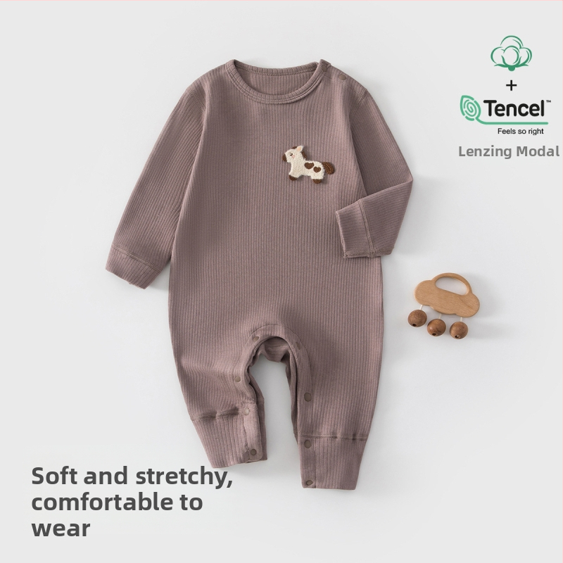 Baba overál – 100% pamut, újszülött, uniszex, hosszú ujjú, elöl gombos zárás, egész éves viseletre