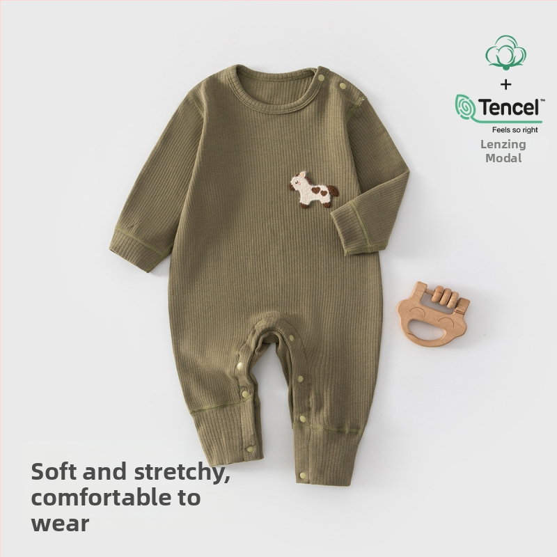 Baba overál – 100% pamut, újszülött, uniszex, hosszú ujjú, elöl gombos zárás, egész éves viseletre