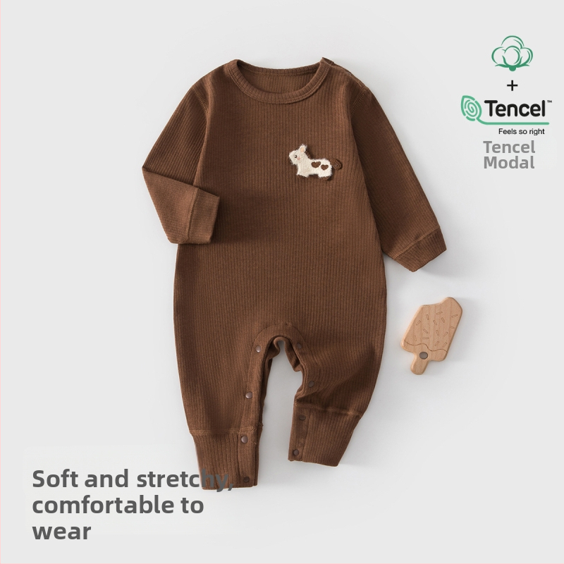 Baba overál – 100% pamut, újszülött, uniszex, hosszú ujjú, elöl gombos zárás, egész éves viseletre