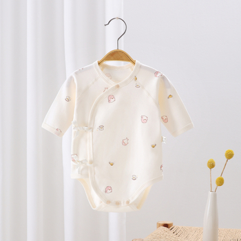 100% pamučni romper za bebe, novorođenče, unisex, dugi rukav, lagan za proljeće/jesen