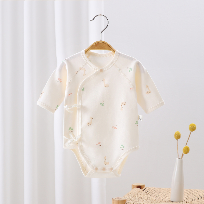 100% pamučni romper za bebe, novorođenče, unisex, dugi rukav, lagan za proljeće/jesen